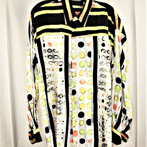 Yashi Yamamuri Men’s Button Down Long Sleeve Shirt M - Picture 3 of 5